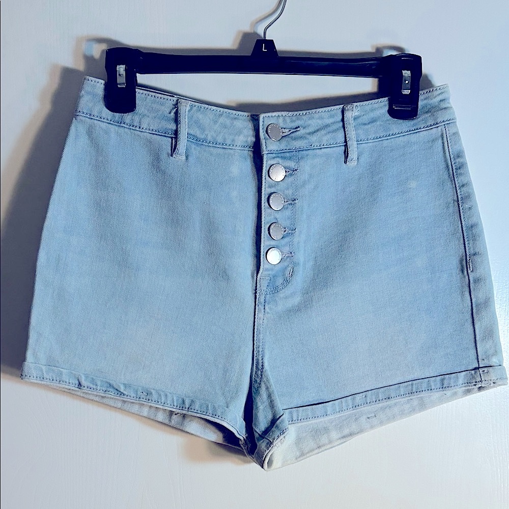 Kendall & Kylie Shorts Light Blue Women's Denim Shorts Size 29